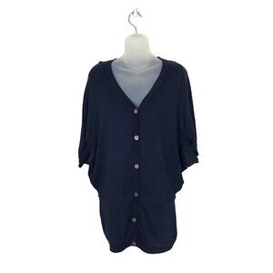 Marni Navy Blue Extra Long Cardigan Size L (40)
